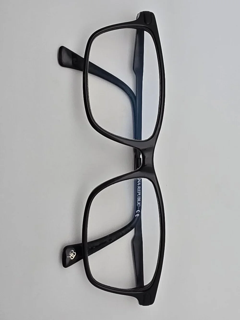 Banana Republic Bernard 807 Black Eyeglasses Frame w/ Flexhinge and Case 54mm